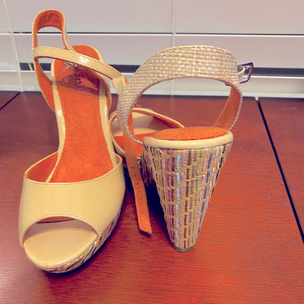 Lovely sandals. Tried on but never worn.
